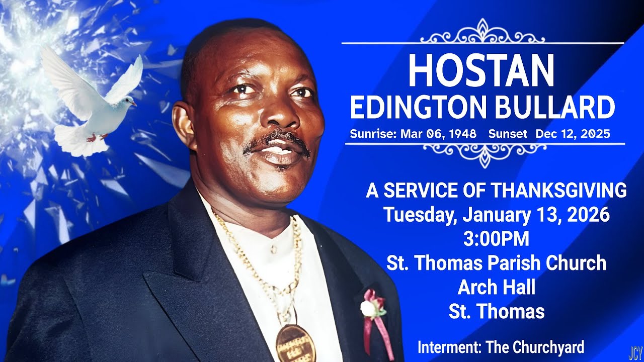 A Service of Thanksgiving for the Life of Hostan Bullard