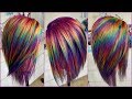 HOW TO DO HOLOGRAPHIC  PRISM RAINBOW HAIR COLOR