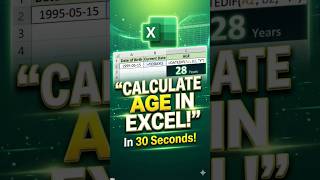 Stop Counting  Calculate Age In Excel In 10 Seconds 