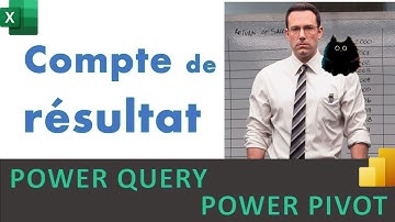 Comptabilité et finance avec Excel : le compte de résultat avec Power Query et Power Pivot.
