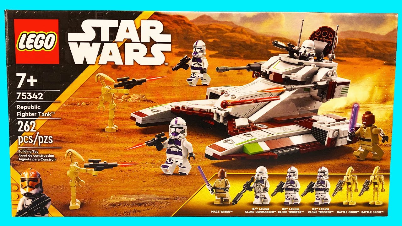 LEGO Star Wars Republic Fighter Tank (75342) Review! - YouTube