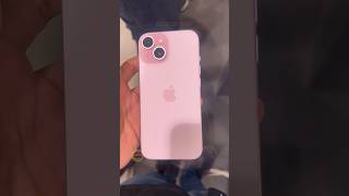 iPhone 15 Pink Colour UNBOXING 🔥😍#shorts #unboxing #apple #iphone #tech