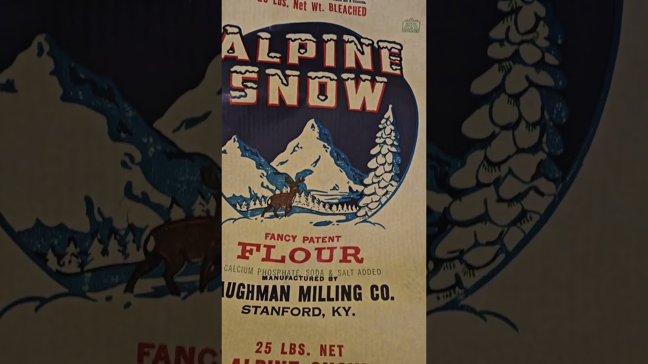 Another great vintage find. Did you know flour sacks had fabric which was then turned into clothes.