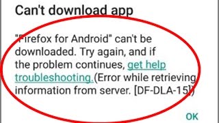 Fix Error while retrieving information from server[DF-DLA-15]|Google play store