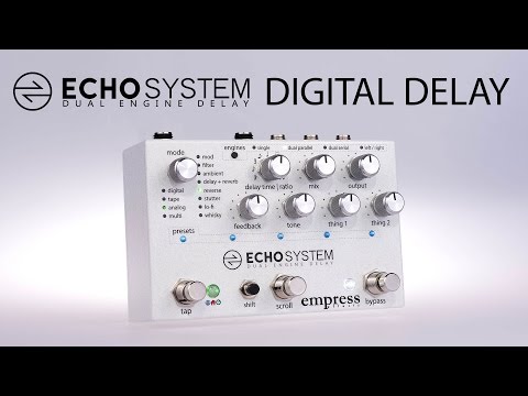 Empress Effects Echosystem Dual Engine Delay Pedal | Sweetwater