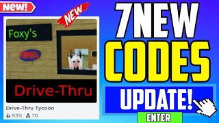 *SECRET UPDATE!* | DRIVE-THRU TYCOON CODES 2023