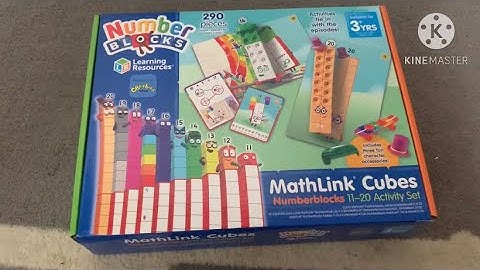 Numberblocks mathlink cubes 11 to 20
