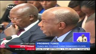 Supreme Court dismissed an application by Tunoi’s lawyer to dismiss the probe