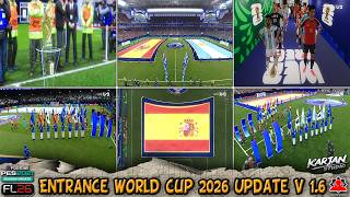 Entrance WC 2026 Update Tunnel & Fix Stand Trophy V 1.6   install - PES 2021 & Football Life 2026