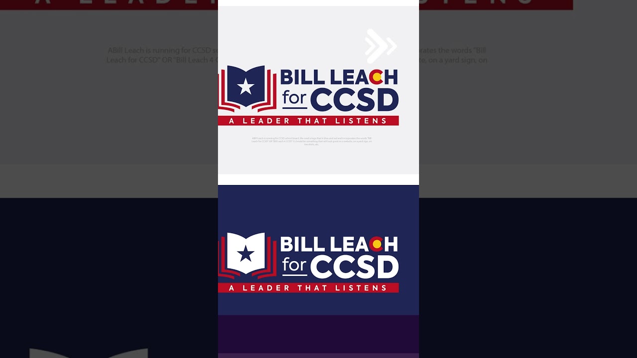 Political winning campaign logo design