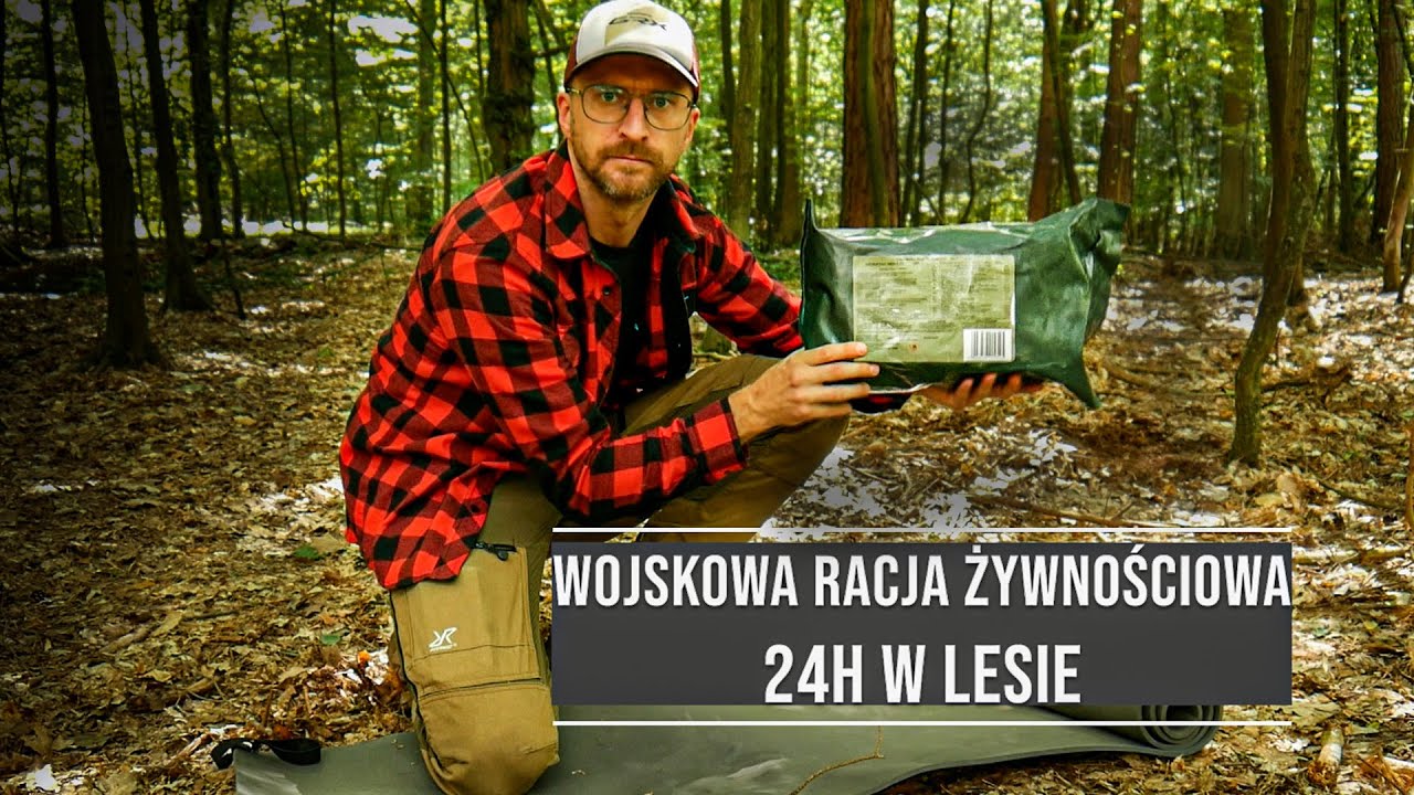 To jedzą nasi żołnierze - 24h w lesie z Wojskową Racją Żywnościową
