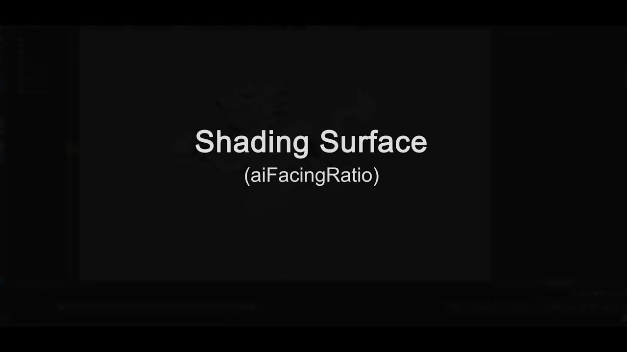 Arnold Shaders for Maya - aiFacingRatio - YouTube