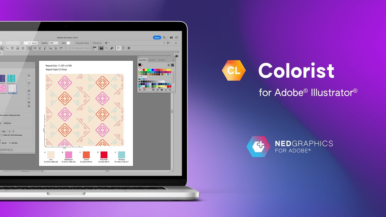 NedGraphics Colorist for Adobe® Illustrator® - YouTube