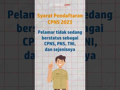 Syarat Mendaftar CPNS 2023