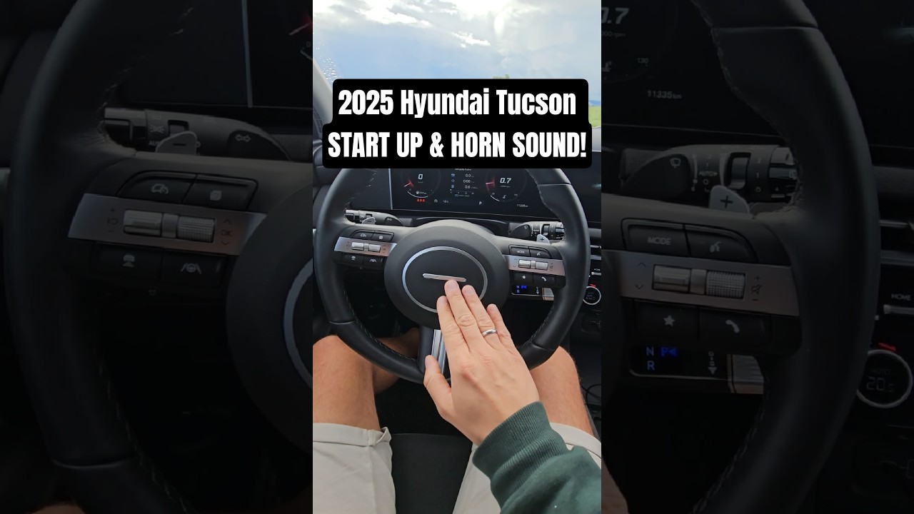 2025 Hyundai Tucson 1.6 T-GDI START UP & HORN SOUND! 