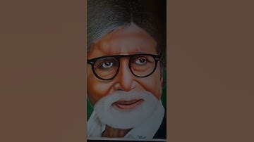 Amitabh Bachchan...                Colour pencil Sketch... ✏️