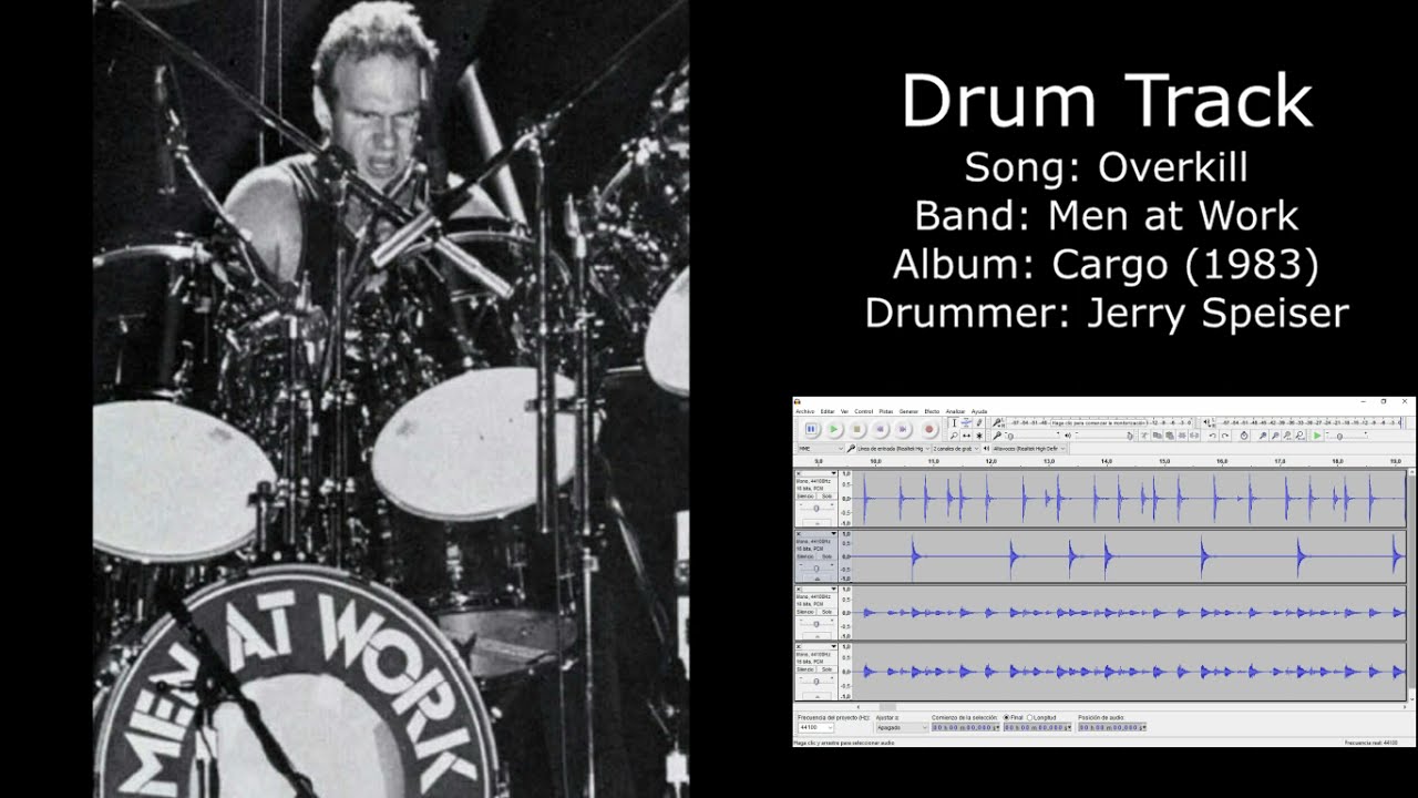 Overkill (Men at Work) • Drum Track
