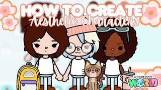 Creating Aesthetic Characters in Toca Boca 💕 | Toca Boca Character Design Tips 🌸 screenshot 1