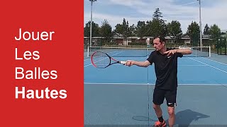 Comment jouer les balles hautes au tennis