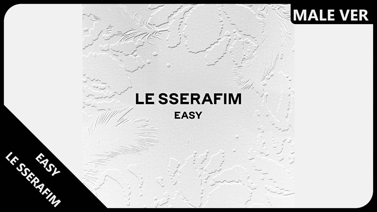 LE SSERAFIM - EASY | Male Version