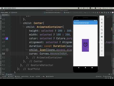 Flutter Widget Animated