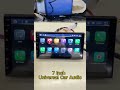 7 Inch Universal Car Audio with All-Aluminum Heat sink