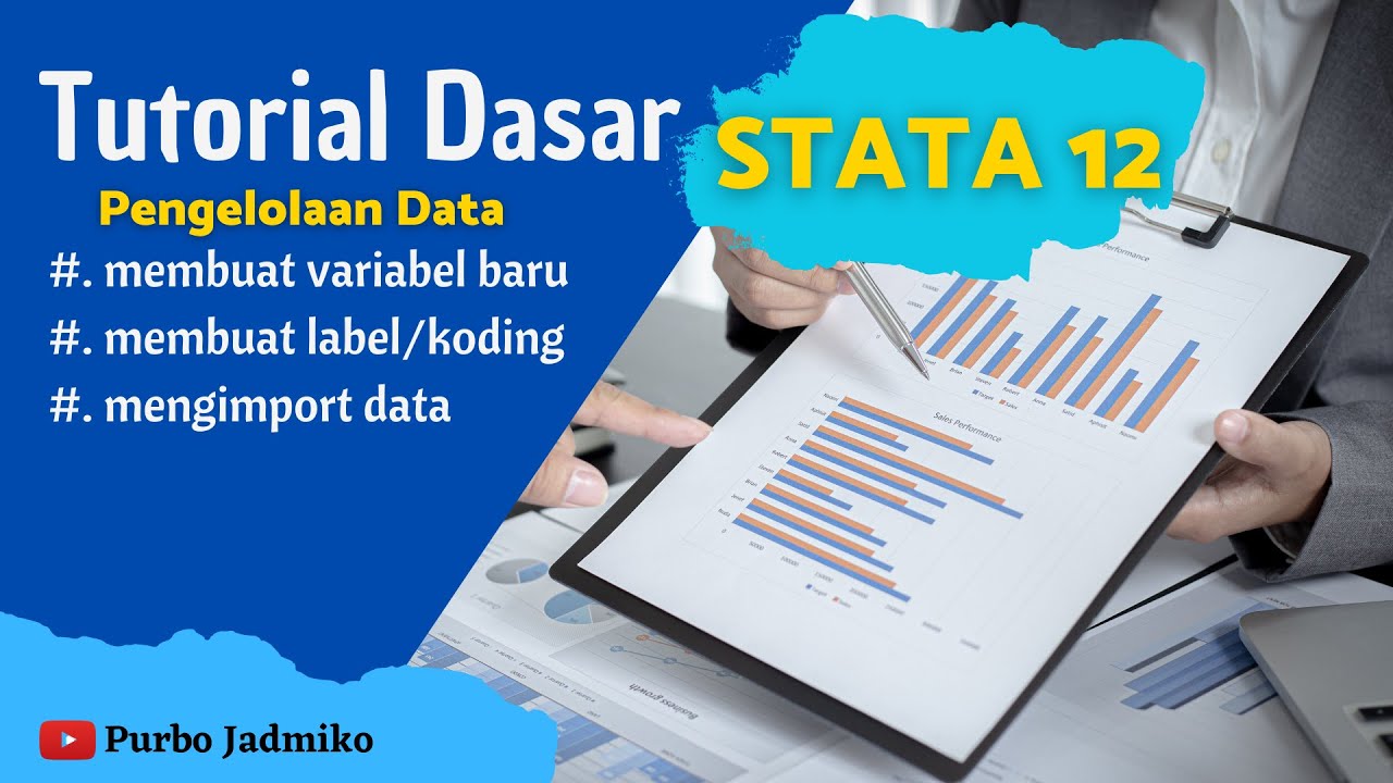 Tutorial Dasar STATA "Pengelolaan Data" #variabelbaru #olahdatastata # ...