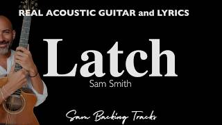 Latch - Acoustic Smooth Karaoke | Original Key (Sam Smith)