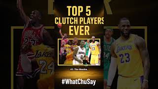 Top 5 Most Clutch Players in NBA History!🔥🏀 #shorts