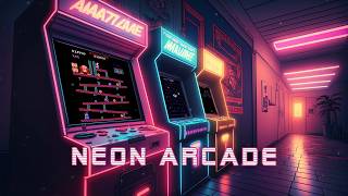Retro Neon Arcade 🕹️ Best Synthwave Music for Gaming & Coding ⚡ 80s Cyberpunk Nostalgic Vibe | 4K