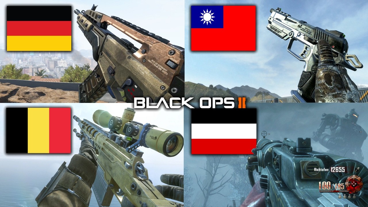 ブラックオプス2 All Black Ops 2 Weapons Real Names/Origins, Pick Ups & more