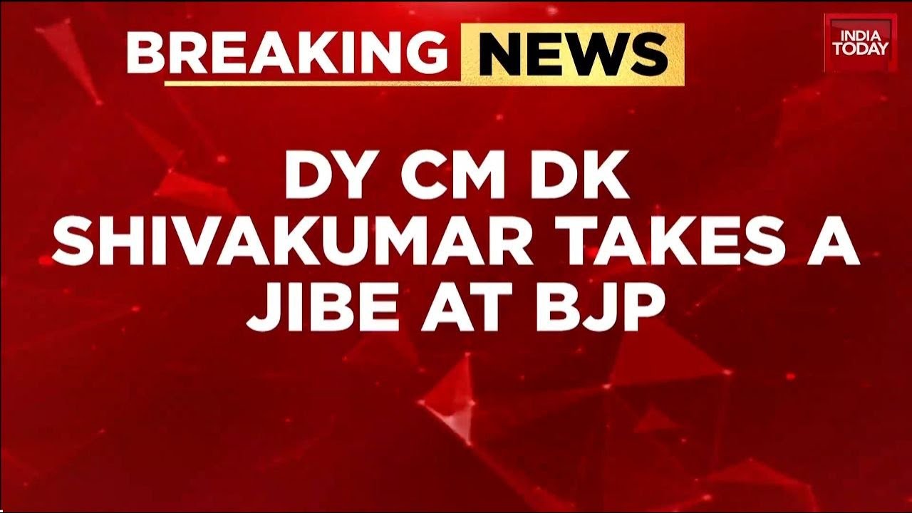 Watch: D.K. Shivkumar Mocks BJP After MLA Chandru Lamani Caught In Lokayukta Bribery Case | Breaking