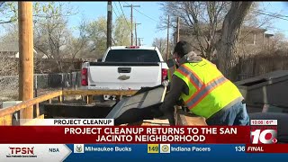 VIDEO:  Project Clean-Up returns to the San Jacinto Neighborhood