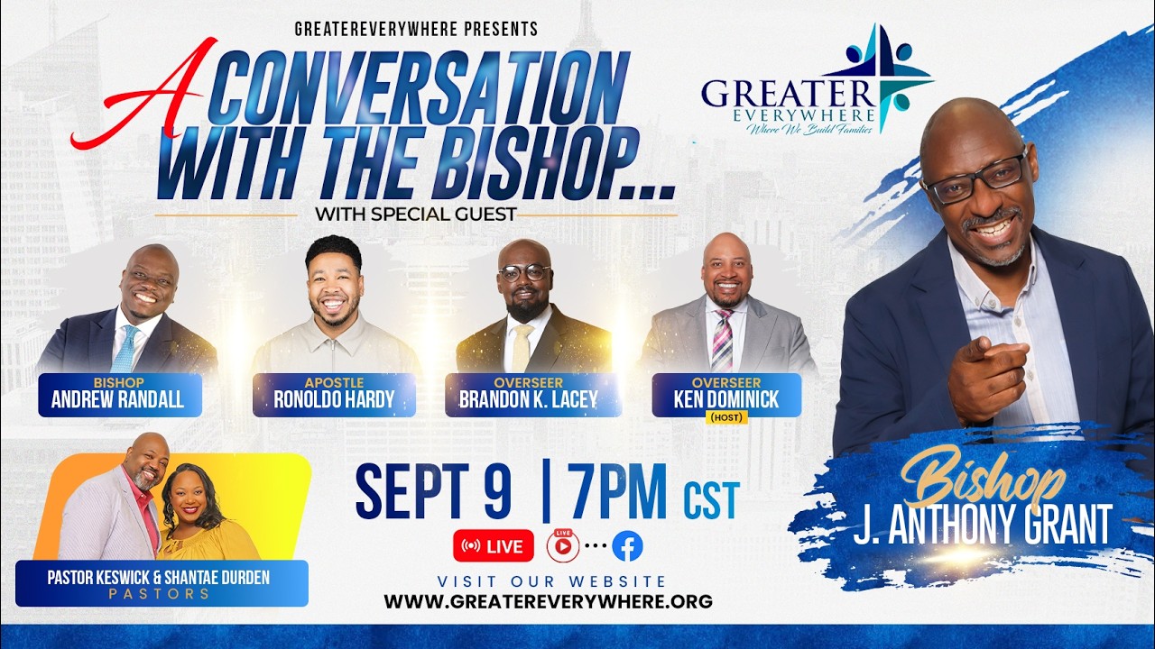 A Conversation with the Bishop… | LIVE (09/09/2026)