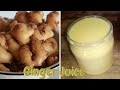 How to make ginger juice at home with a blender