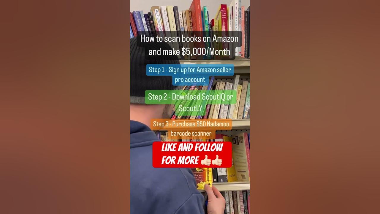 How to scan books to sell on Amazon FBA 😎👆🏻 YouTube
