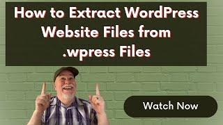 How to Extract WordPress Website Files from .wpress Files screenshot 3
