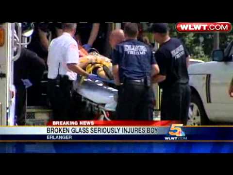 Broken Glass Leaves Boy Seriously Injured