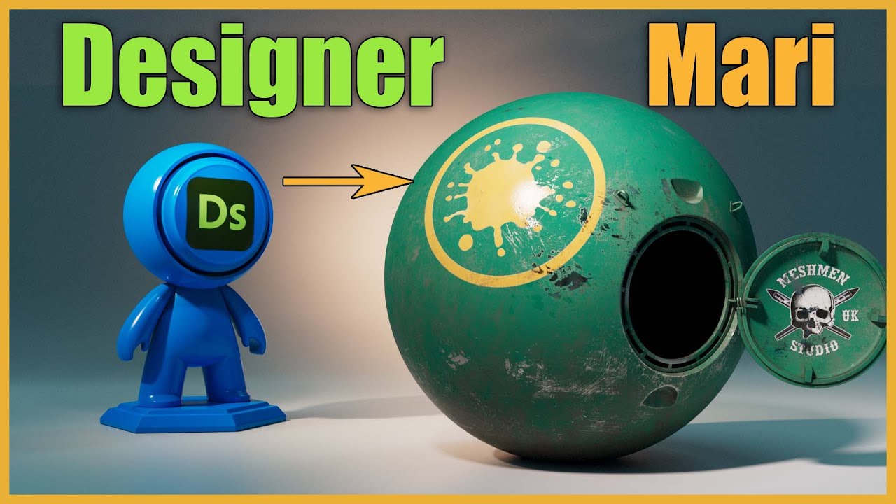Substance 3d Designer to Mari Workflow | Mari tutorial - YouTube