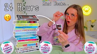 Letting *MINI BRANDS BOOKS* Decide what I READ for 24 HOURS Challenge!!🫢📚💤⁉️(24 hour readathon..😵‍💫)