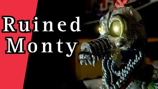 FNaF RUIN: Ruined Monty Jumpscare! (Fnaf/SM)