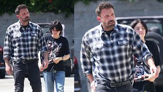 Ben Affleck enjoys lunch with daughter Seraphina in Santa Monica