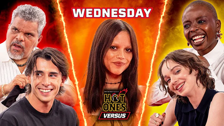 Jenna Ortega vs. the Wednesday cast | Hot Ones Versus