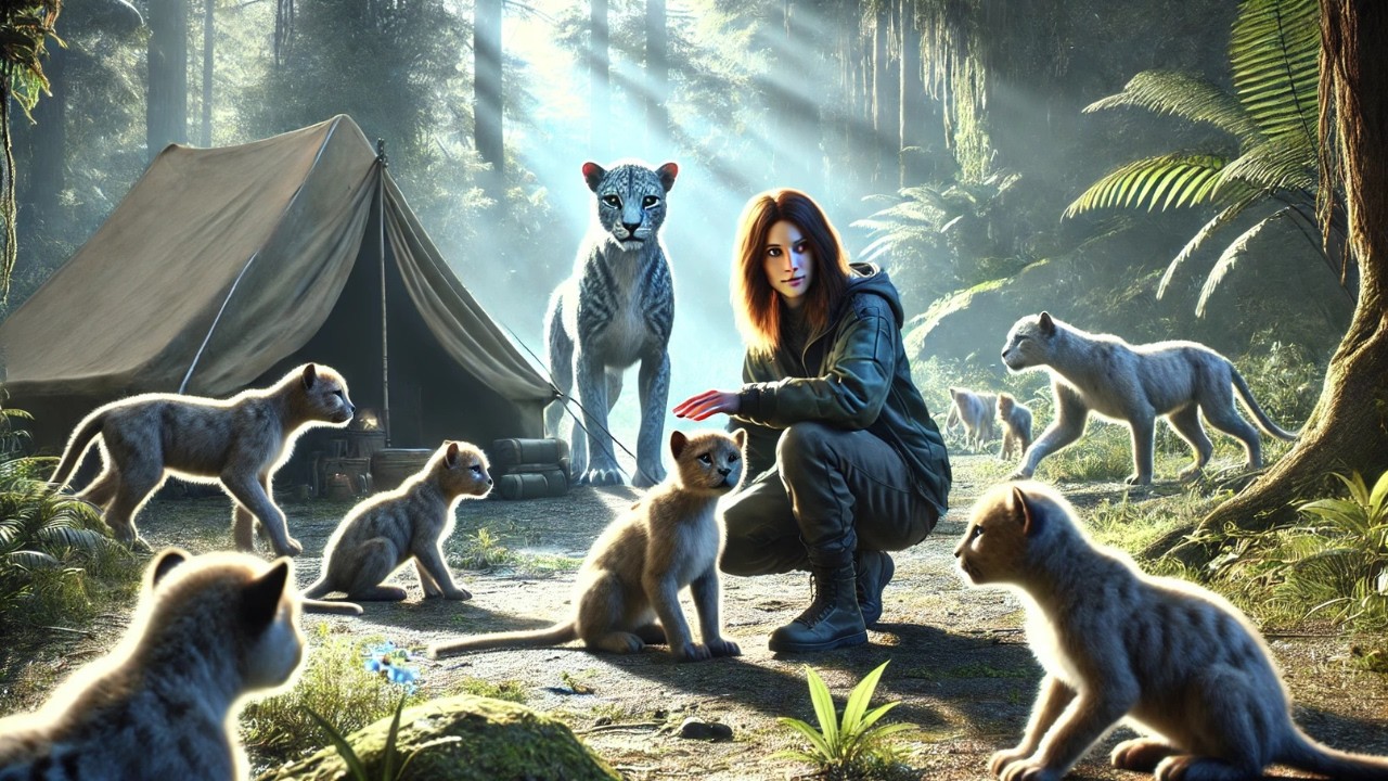 A Human Took the Cubs Into Her Tent — At Dawn, the Alpha Found Them Guarding the Camp HFY ~ SCIFI