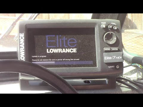 Oregon Fishing - HOW TO - Lowrance Elite7 HDI Software Update