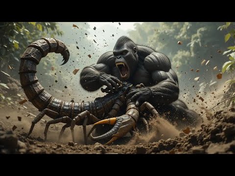 King Kong vs Giant Scorpion – Epic Jungle Battle on Skull Island!