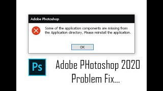 Some Of The Application Components Are Missing From The Application Diectory Photoshop Bangla Fix