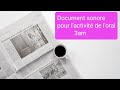 3am Projet 1 Séquence1 Document Sonore 