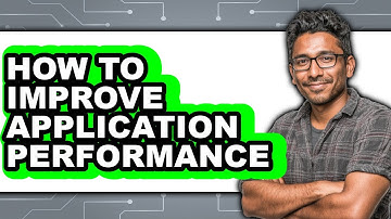 How to Improve Application Performance (only Way)