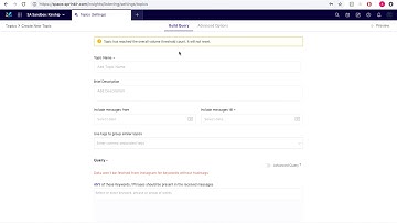 Sprinklr Training - How to use Keyword Lists to build Listening Topics